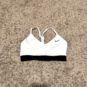 Nike Dri-fit Sports bra, White, Size Small